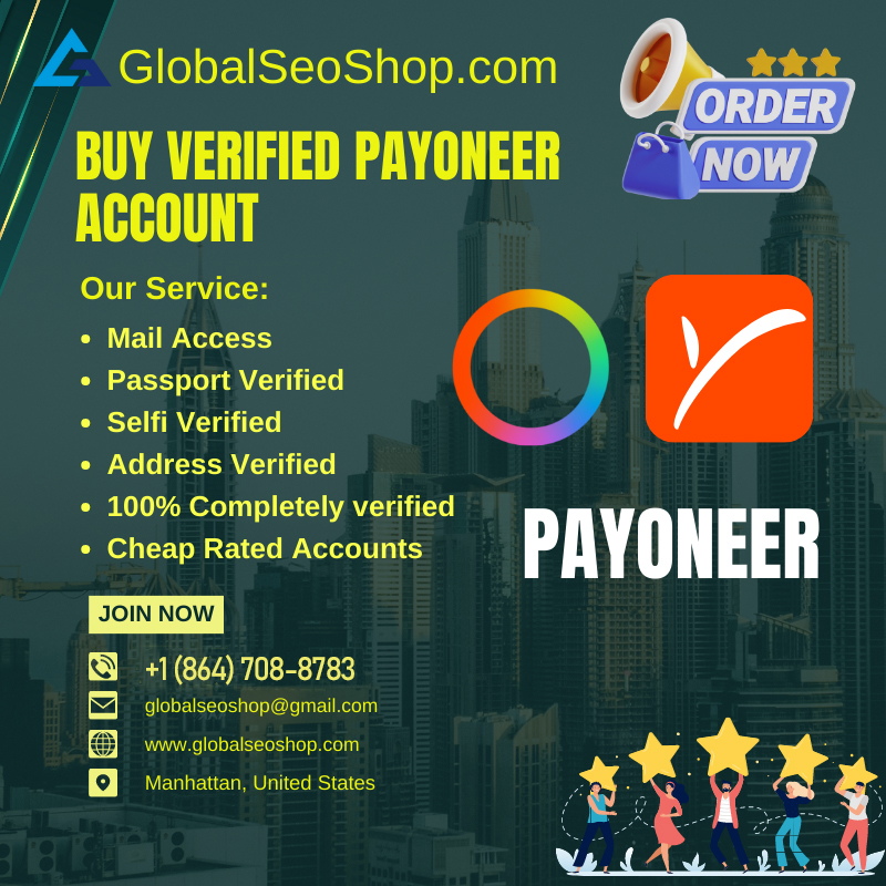 Get Payoneer Account with Full KYC – Verified & Ready | GlobalSEOShop - Get Backlink SEO